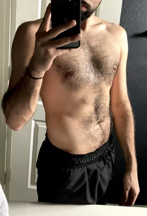 post-workout sweaty