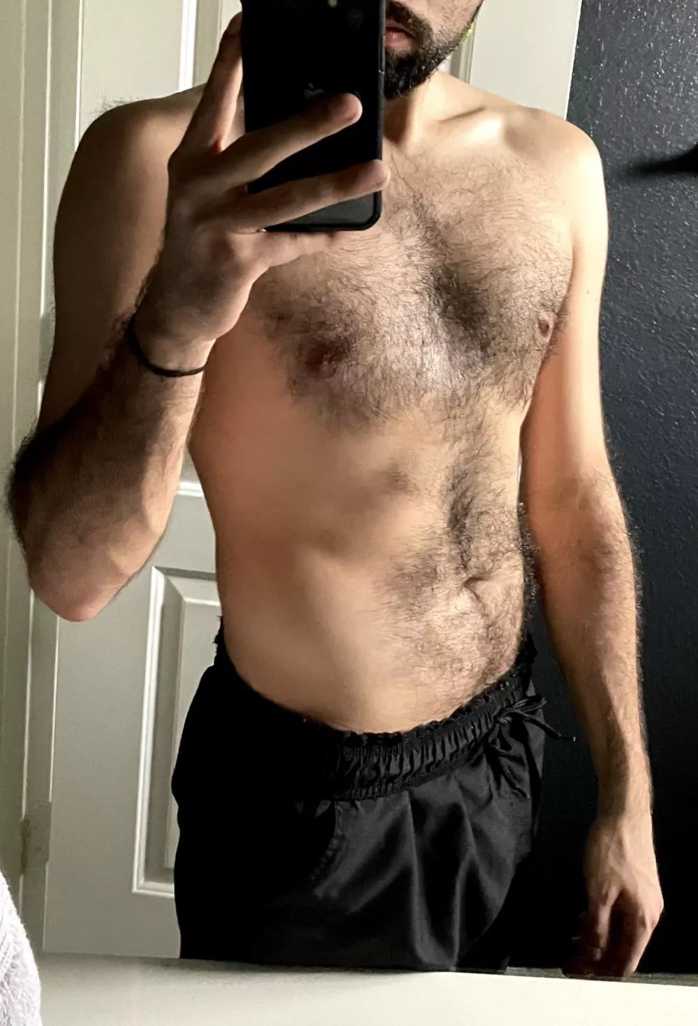 post-workout sweaty