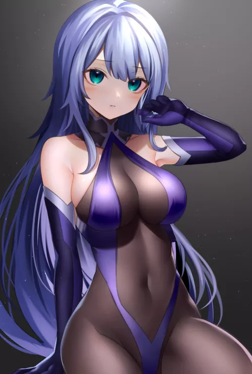 Purple Gloves & Bodystocking