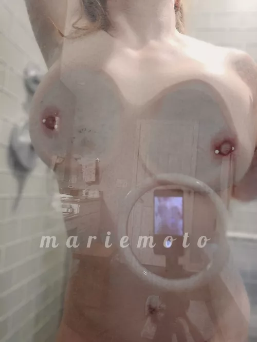 push me against the glass