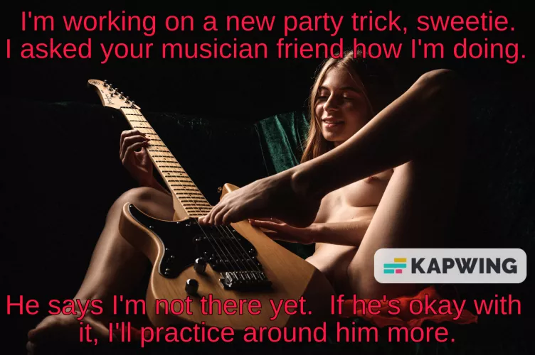 Quite the musical feet