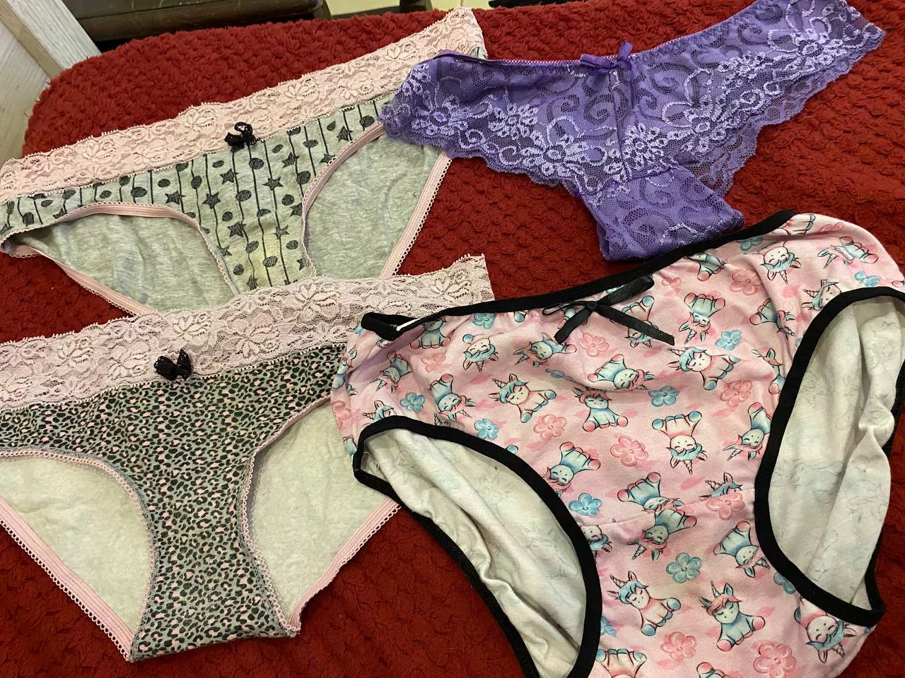 [selling] [EU] Hi.ðŸ‘™ðŸ‘™ I just have a huge collection of panties for every taste! The only thought that excites me is that someone will have my panties. Worn, new, with pussy juices, the ones in which I walk, train. Any request, you just have to ask.ð
