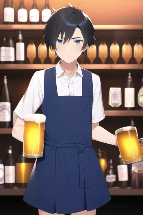 Serving Beer