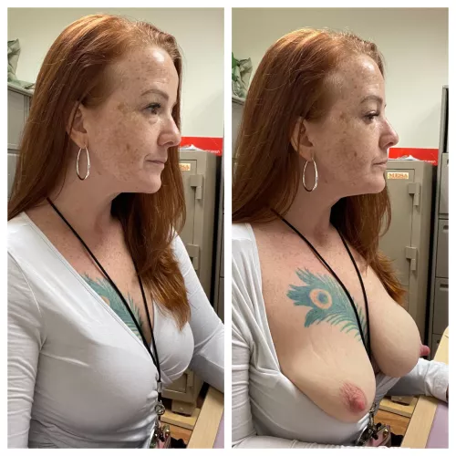 So horny at work today!