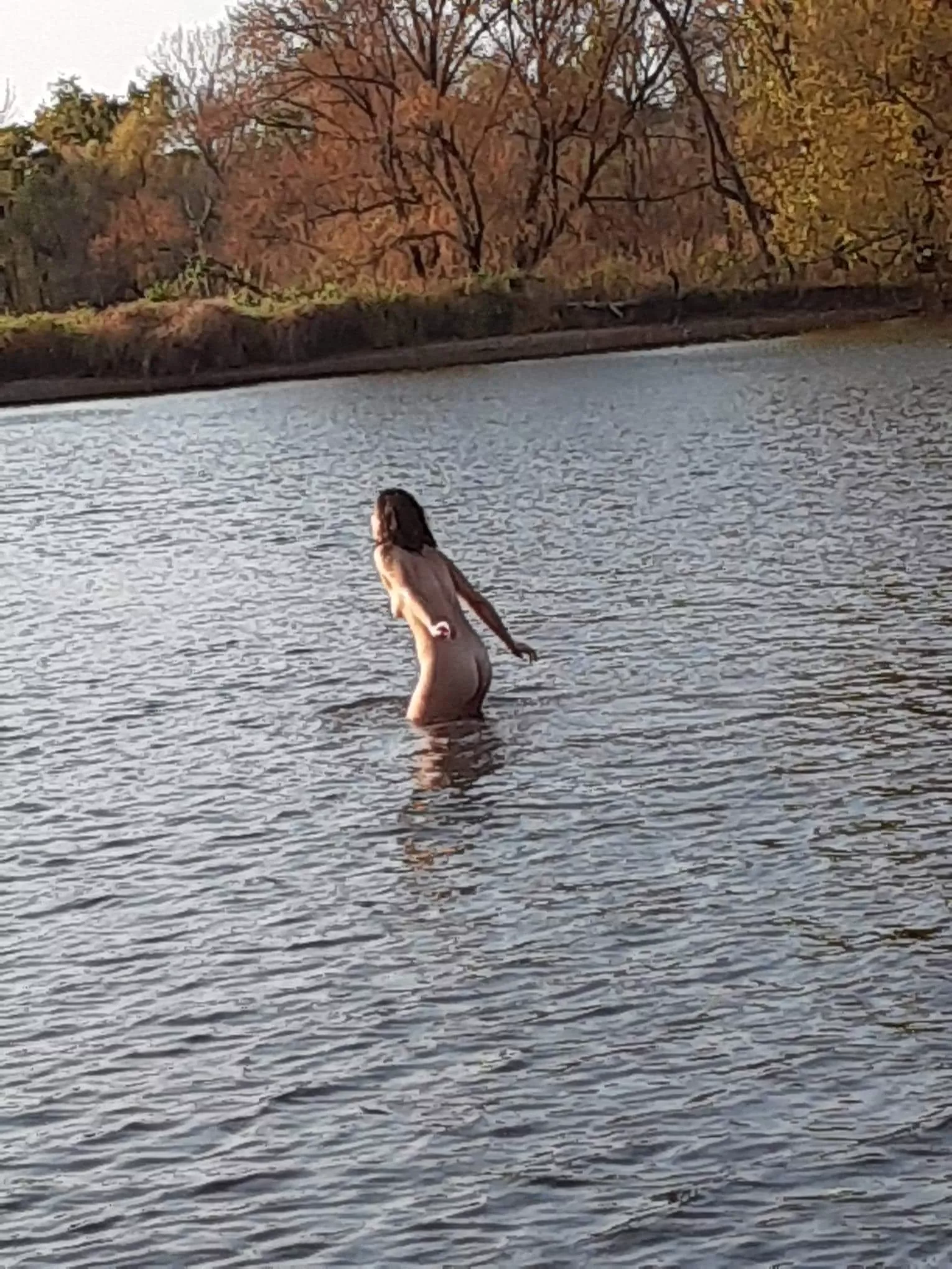 such a (f)un morning skinny dipping in the November weather!