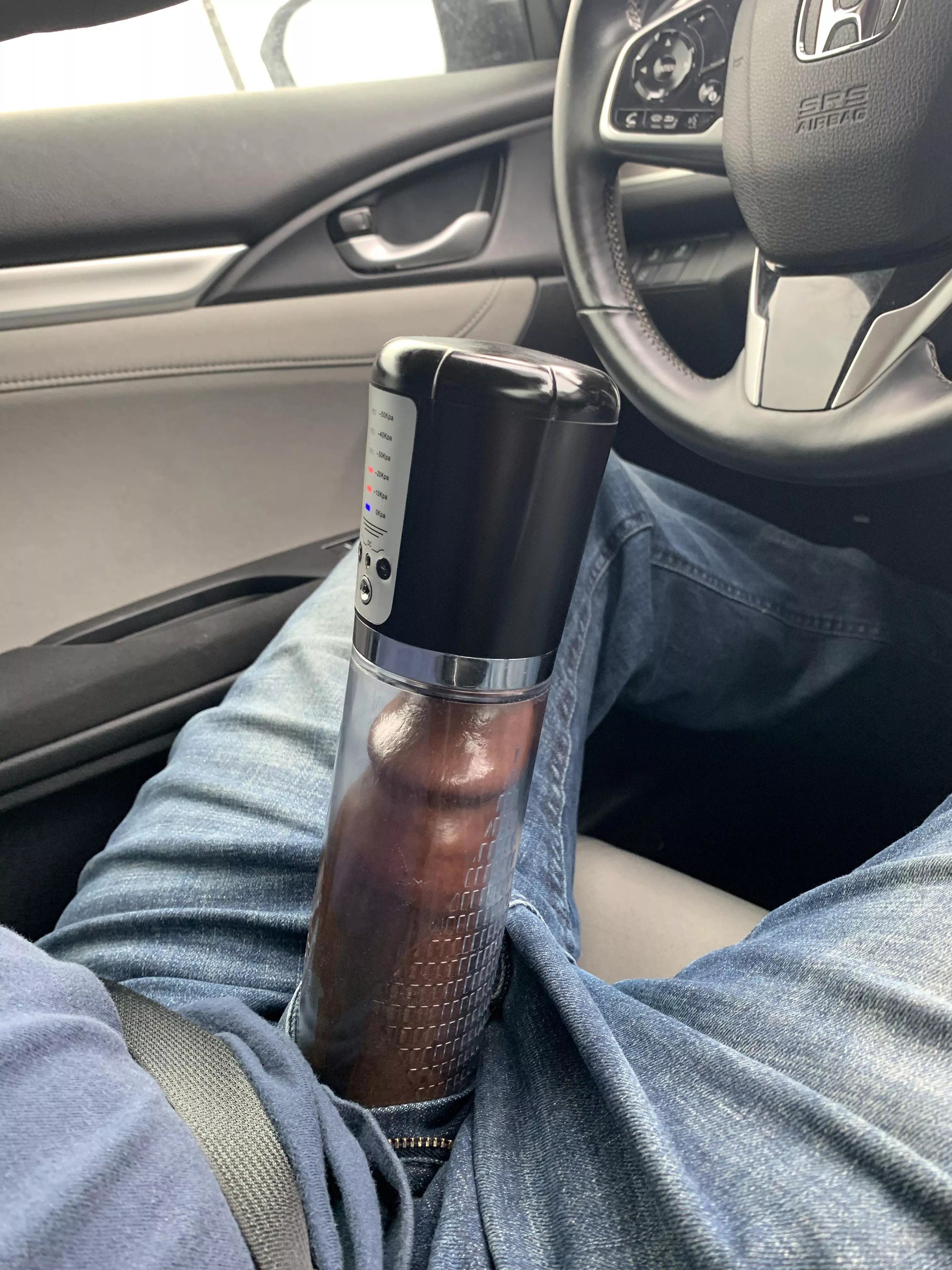 Taking advantage of some downtime.