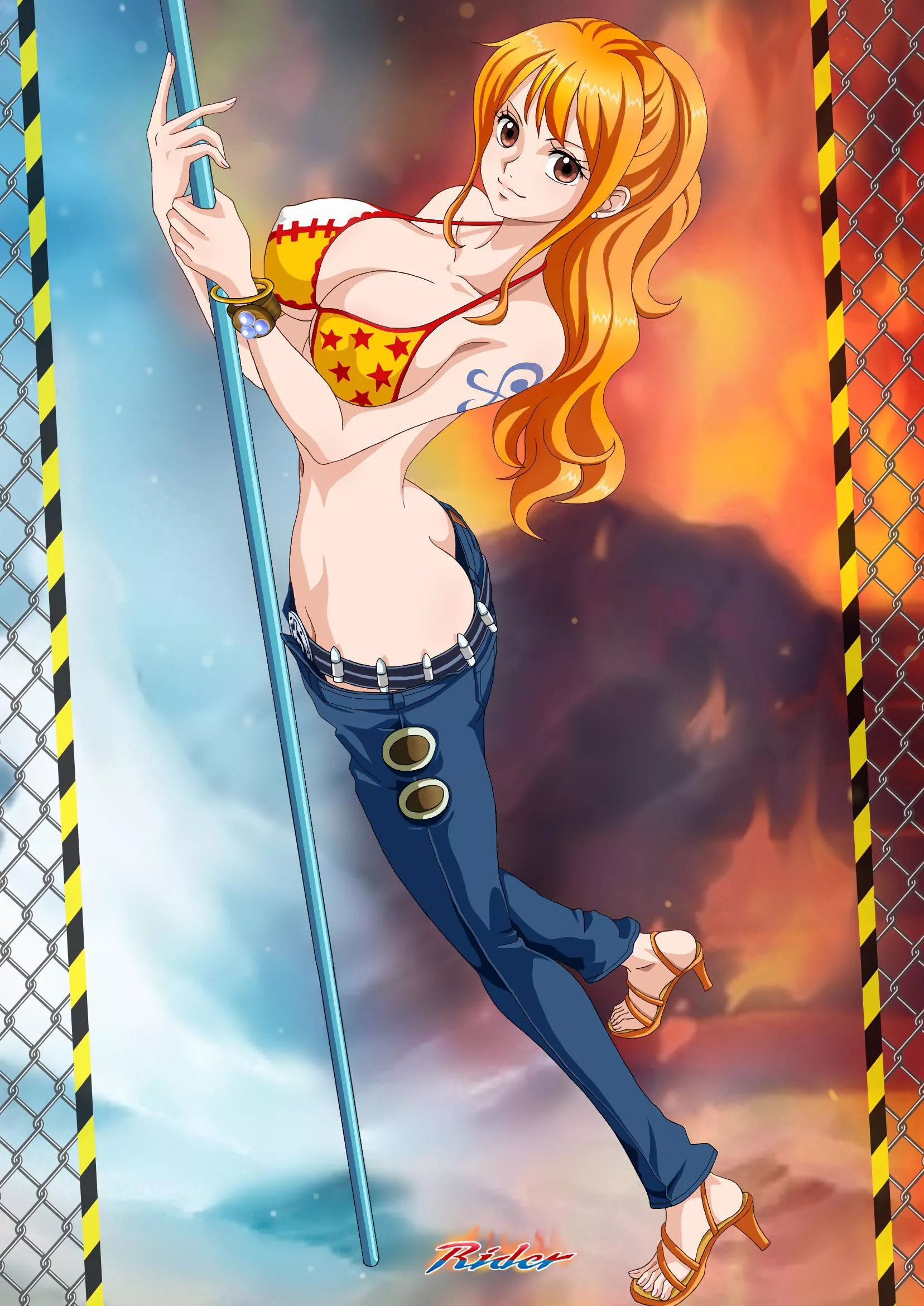 The fact that nami wears no panties is so hot