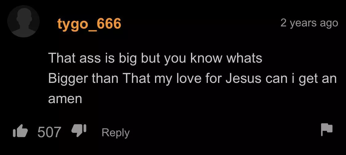 The man loves Jesus, what can I say?