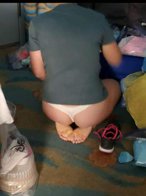 this is my wife, 40 mom of 3. love to creep on her and others. I'm I the only one? tele ram1531 if you're a perv like me.