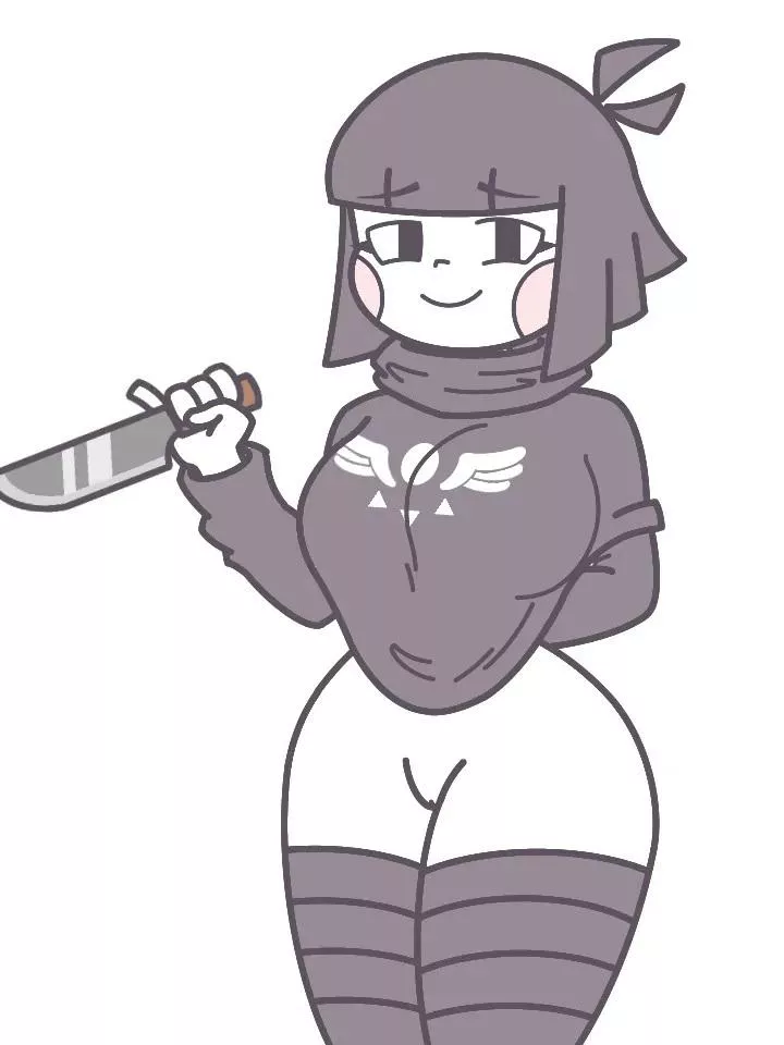 this one is not really that 'hot'. I just thought it was cute. [Chara (I guess)]