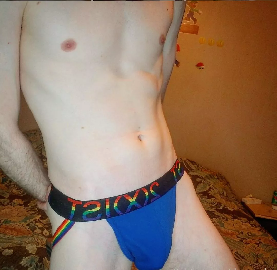 this one's fun with the rainbow straps..but it's a little big. haha
