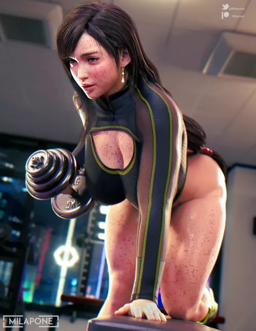 Tifa Exercising (Milapone)