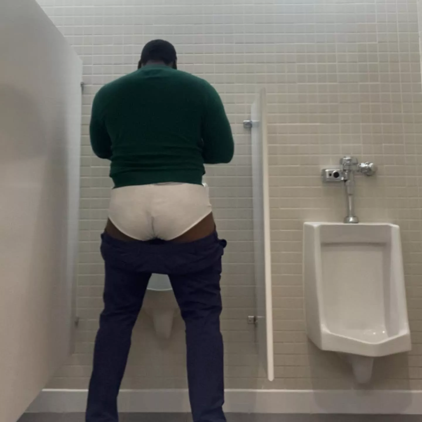 What would you do if you saw me in the bathroom like this?