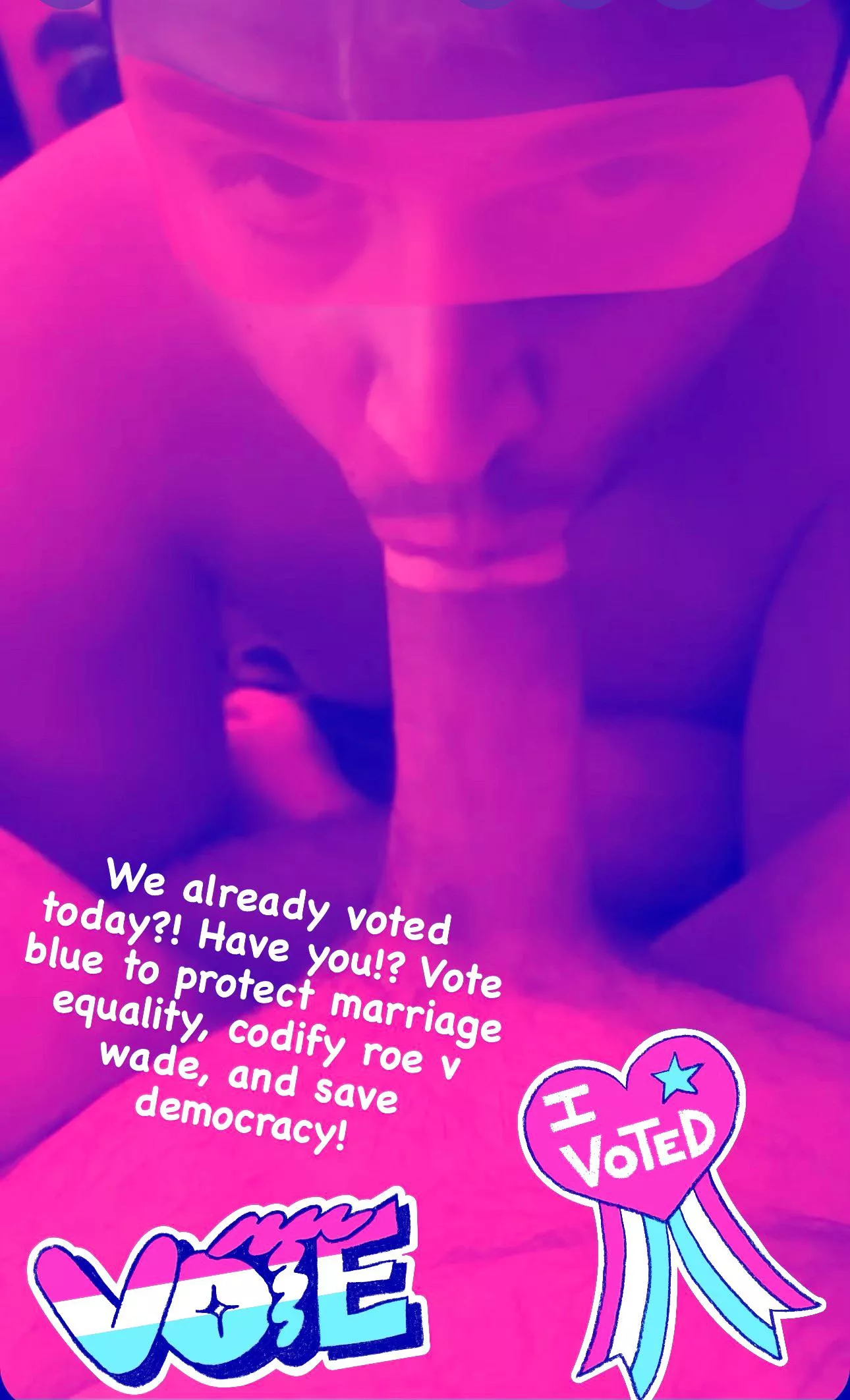 Who else did this today? And I mean vote