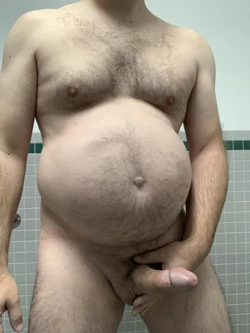 You stumble across me in the bathroom like this… what are we doing next?