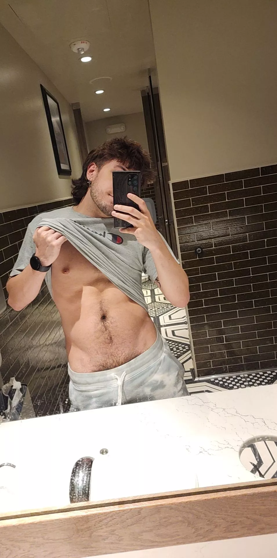 [22] alright fine. you can blow me in the stall