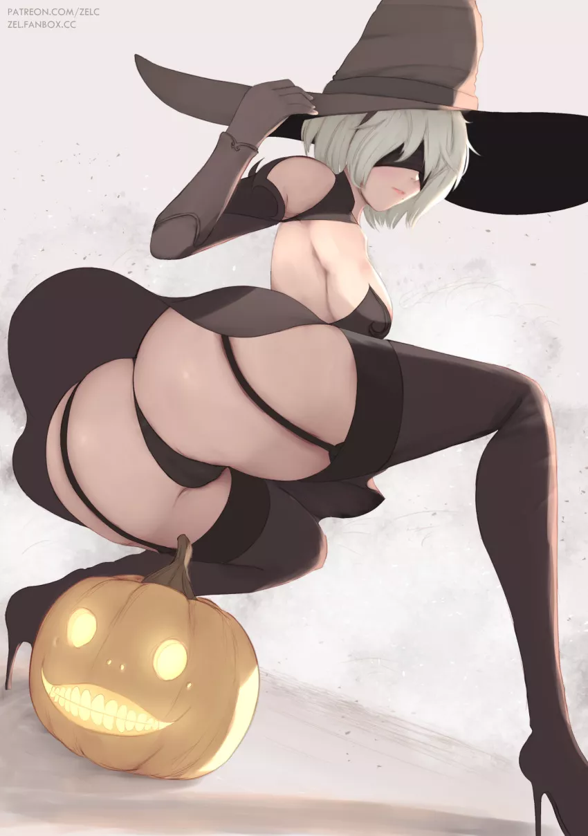2B in a bewitching outfit (zelc-face)