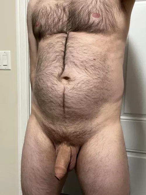 (34m, 6’1”, 200) Trying to get more in shape but thought this was a good angle