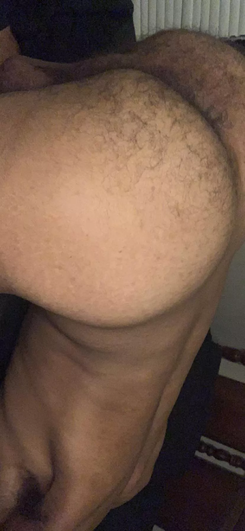 A pic of me bent over featuring my balls :P