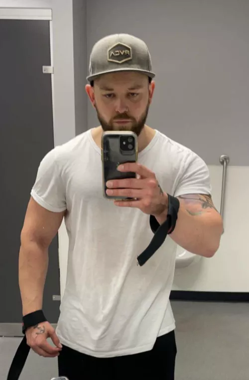 After my workout, apologies for the t-shirt ;)