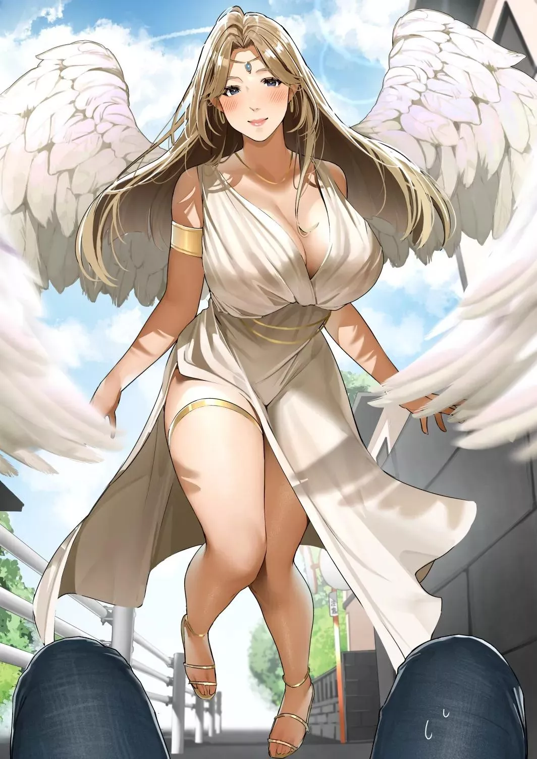 Angel MILF about to give us HUGE blessings