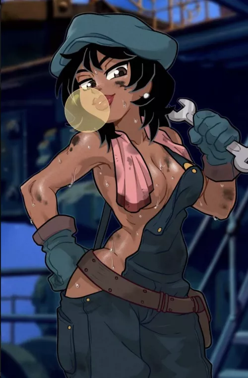 Audrey has been hard at work getting your engine running… (Centinal303) [Atlantis: The Lost Empire]