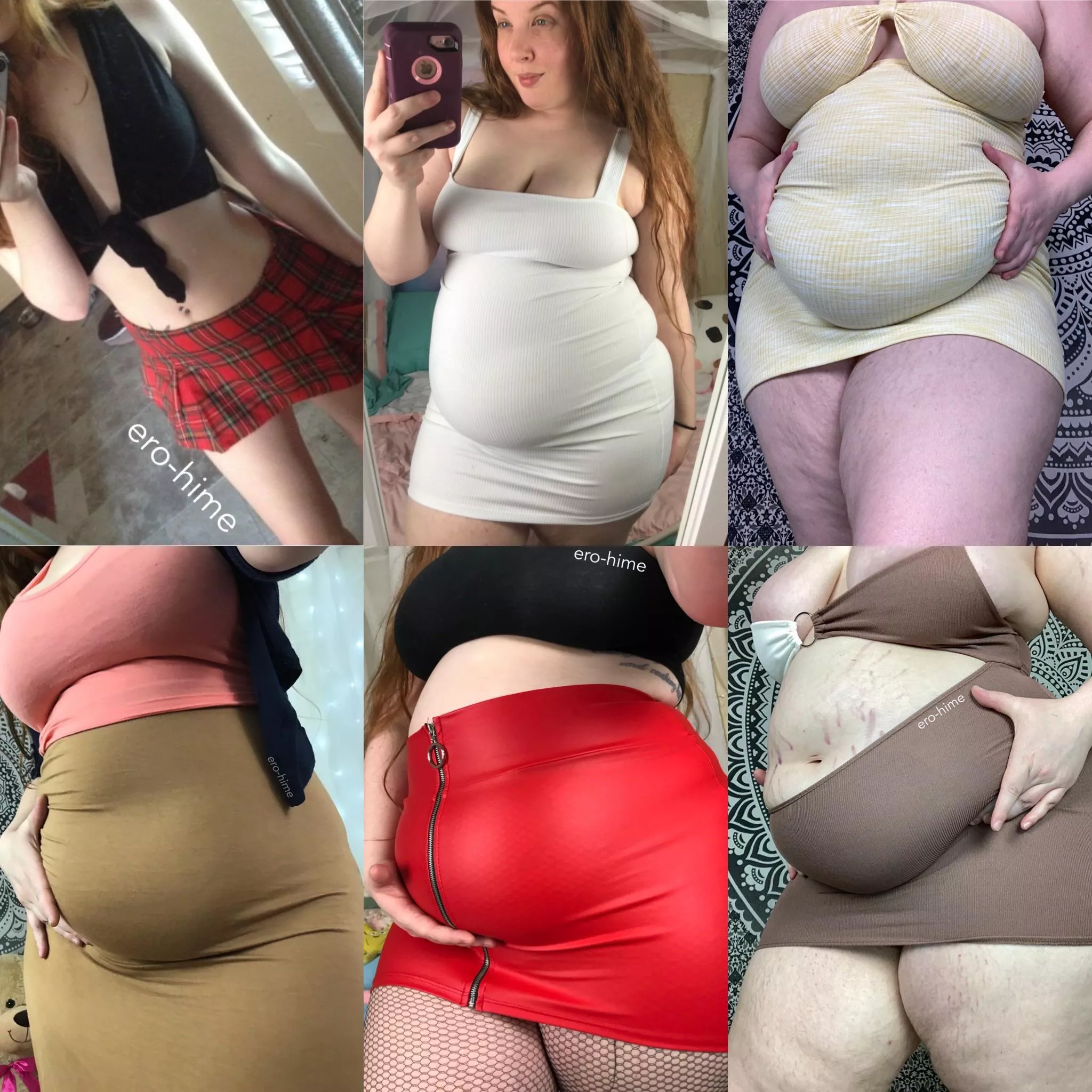 Bellied and tight clothes, a progression 👀