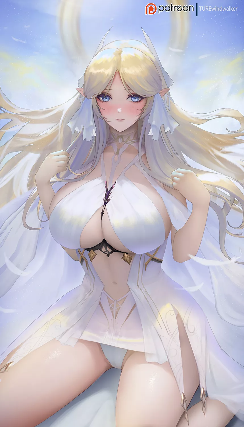 Brest White Dress Blush (Turewindwalker) [Azur Lane]