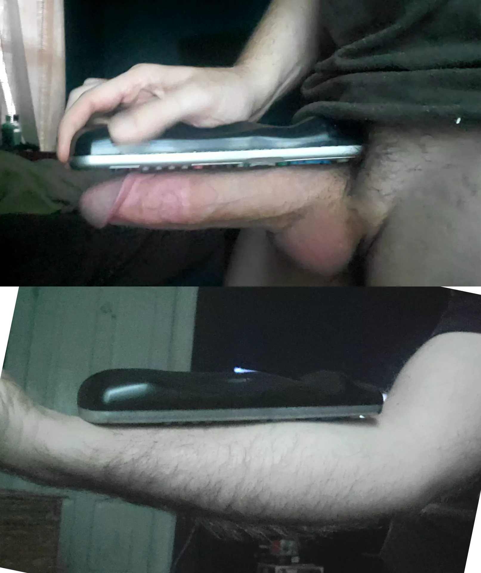 Cock vs Remote. Arm for scale