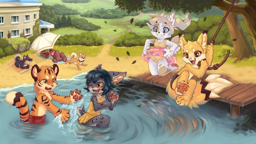 Commission for fest. (art (c) Shakumi/me)