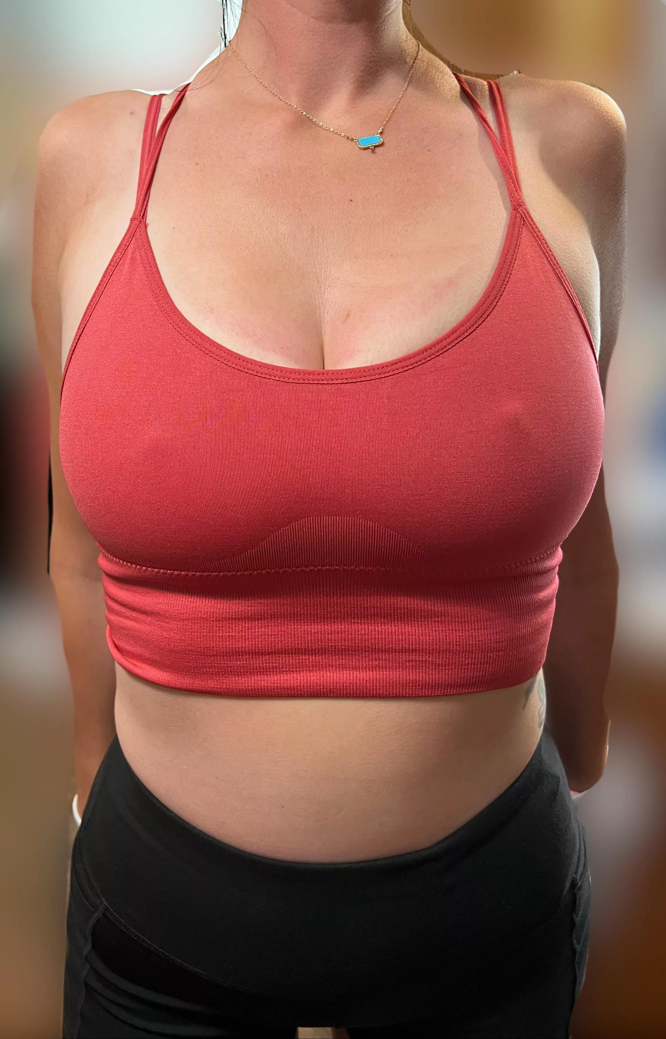 Crop top is all I wear when it’s warm