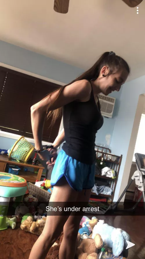 Cuffed for fun for the first time ever