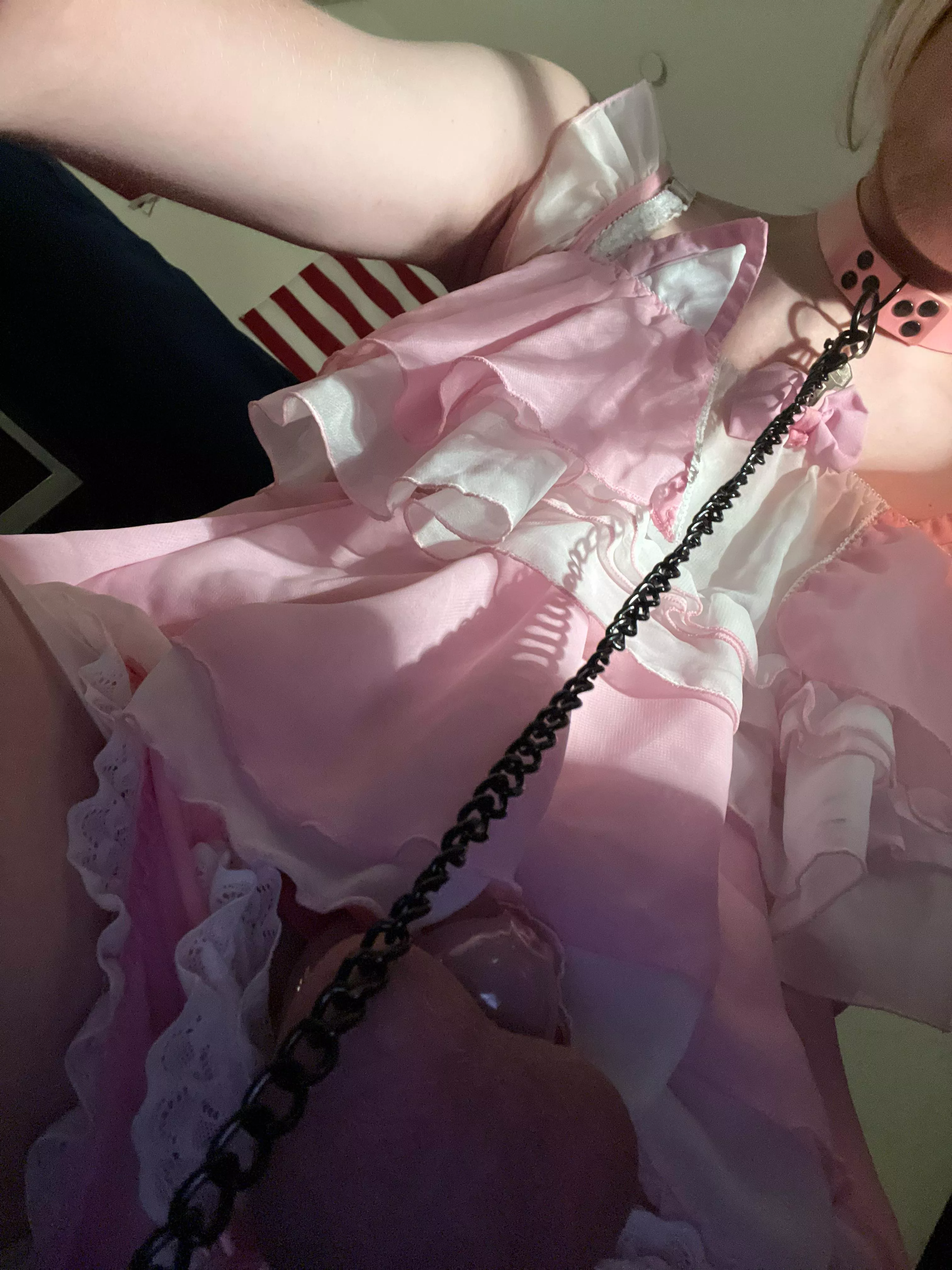 Currently playing video games while locked and have an inflatable plug in… every win is 1 pump, and every lose is 3…😛😅