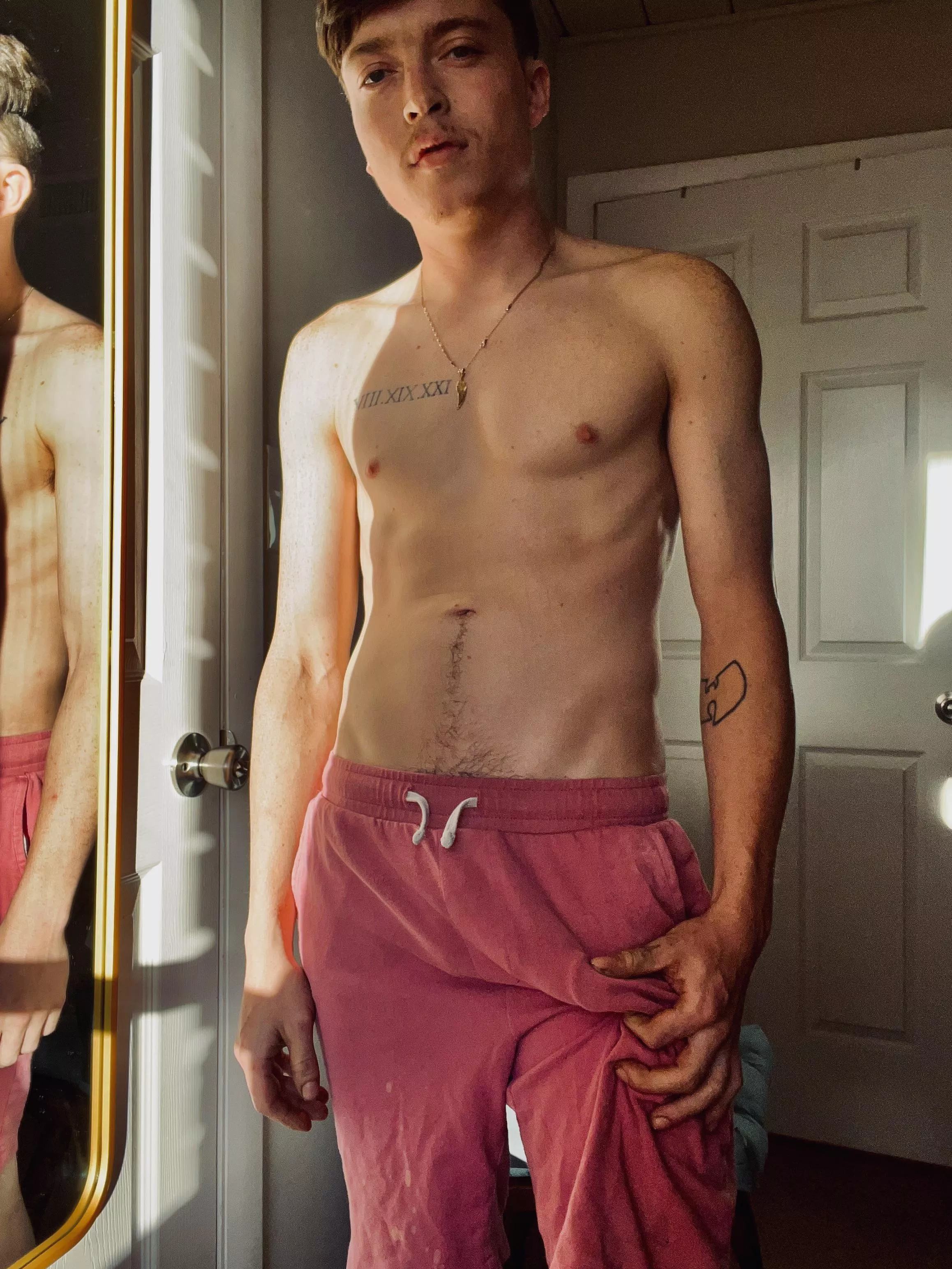 Do I even have to take them off for you to see it?