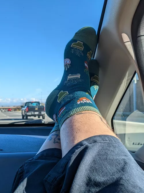 Does anyone else love socks with plants?