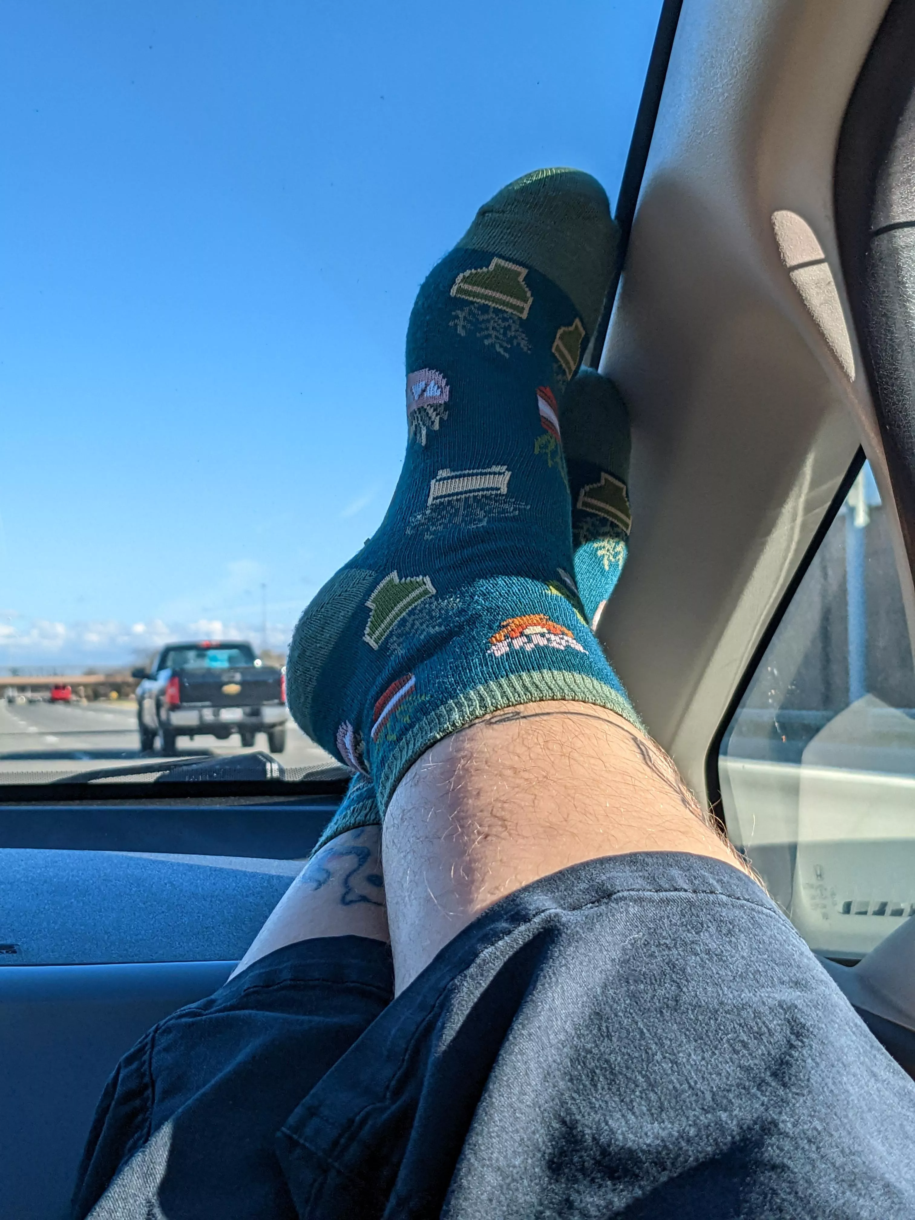 Does anyone else love socks with plants?