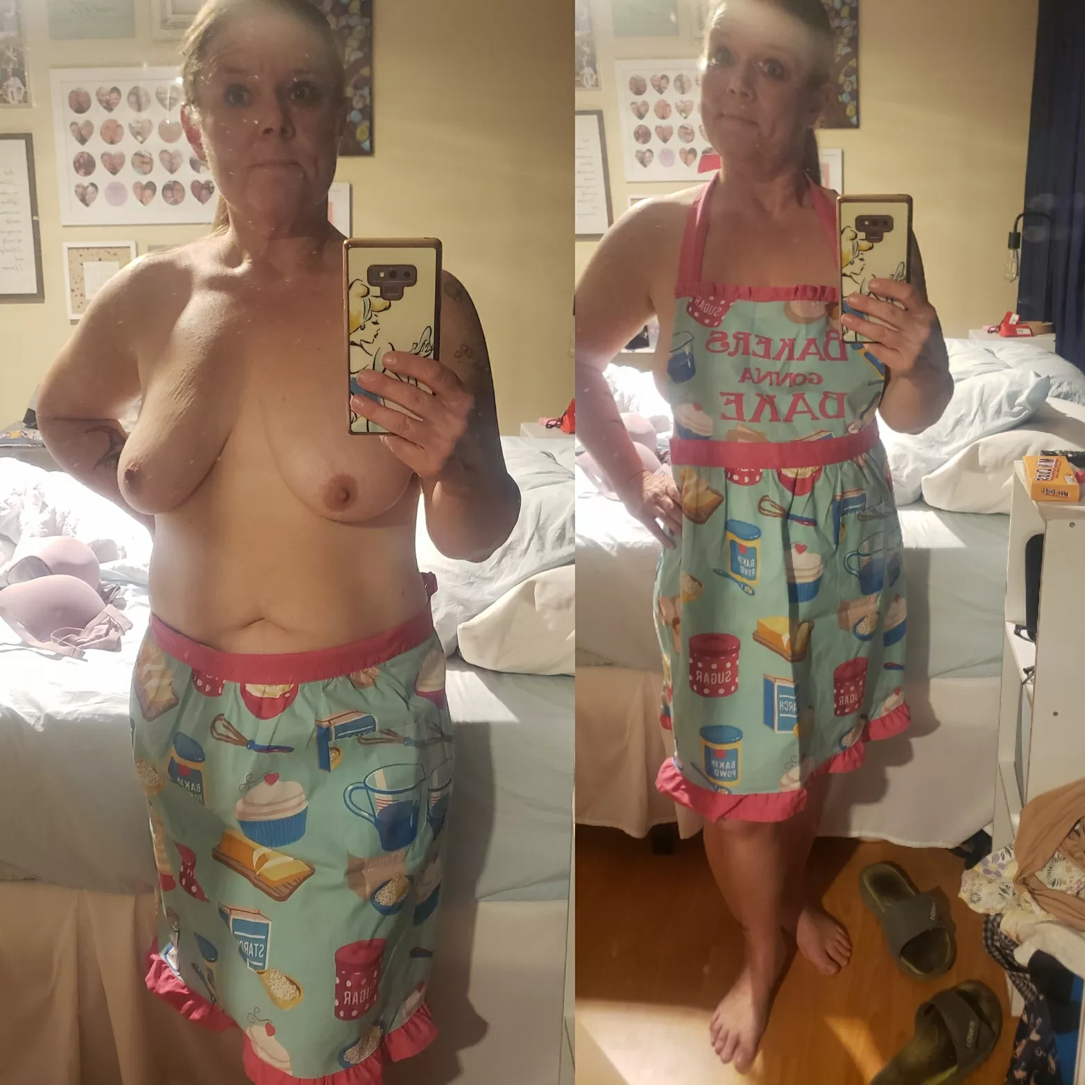 doing a little baking