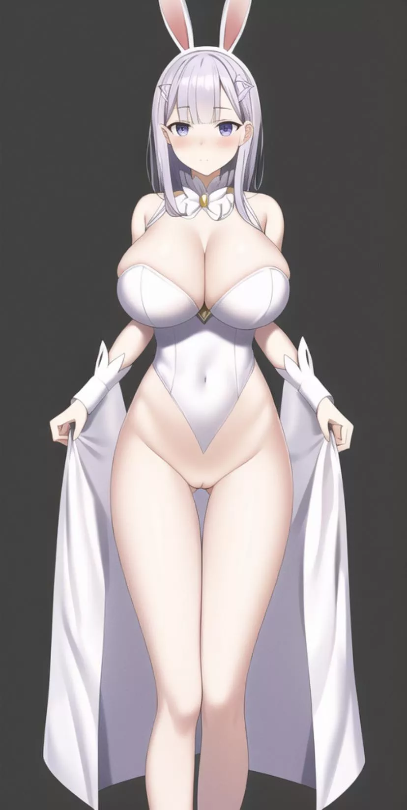 Emilia (2) (by me) @AI_gen_hentai on twitter