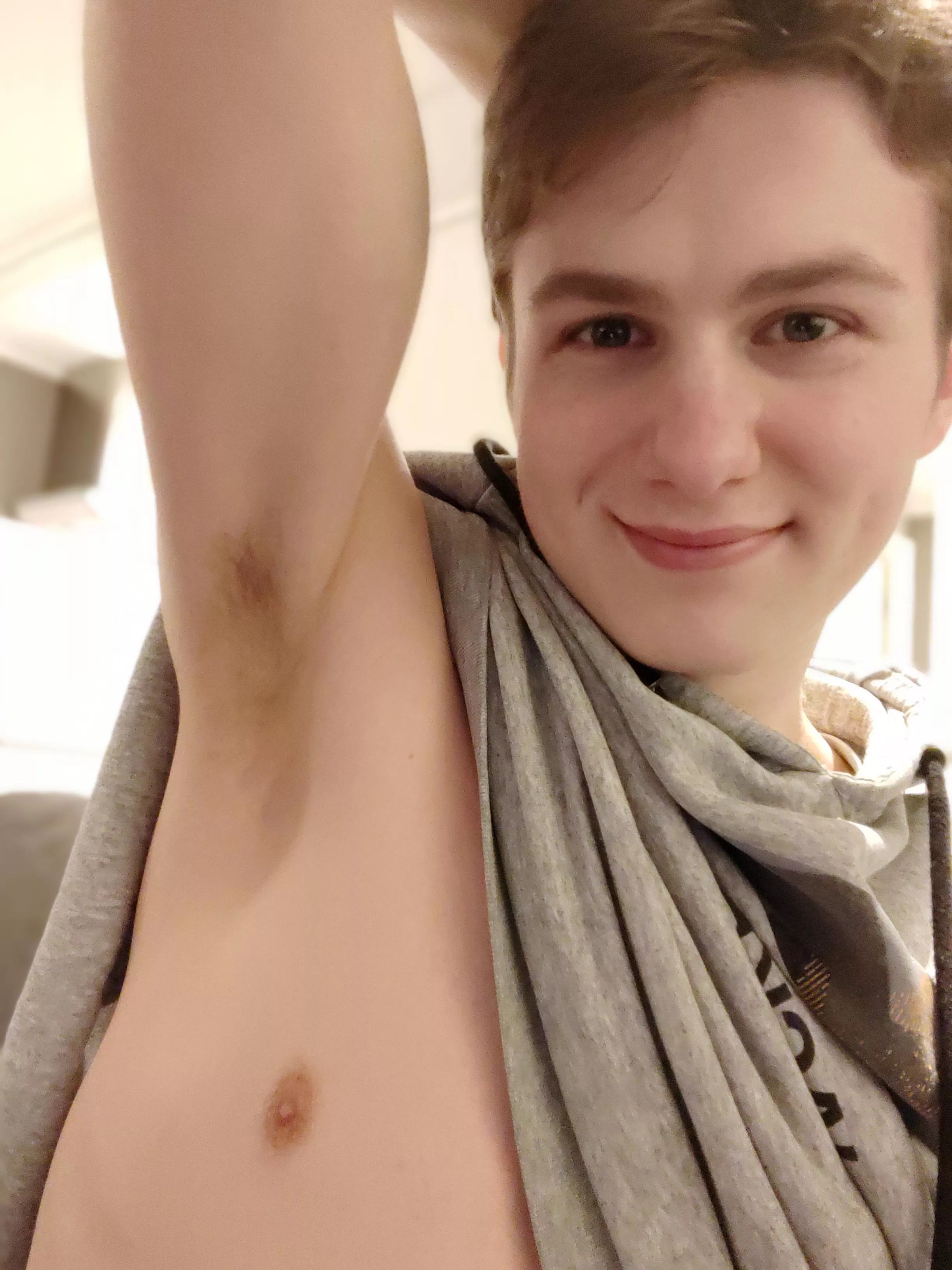 Feeling warm in my jumper