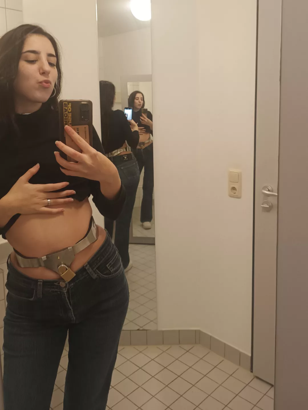 From yesterday my second day belted 🔒