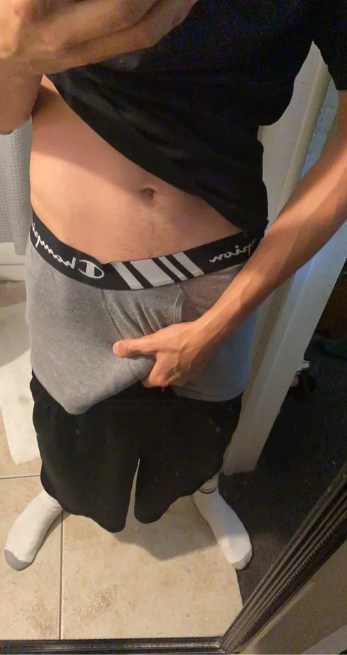 He’s ready to pop out