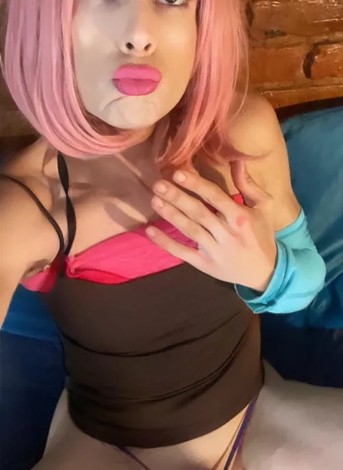 Hii. I’m Bambi. Giggles. My purpose is to clean and service big alpha cock while people watch. Will you use me? Giggles