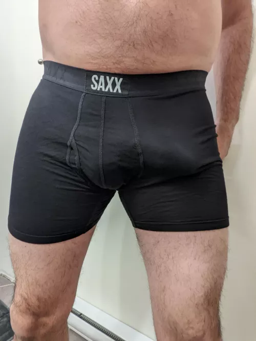 Holding back a morning wood.