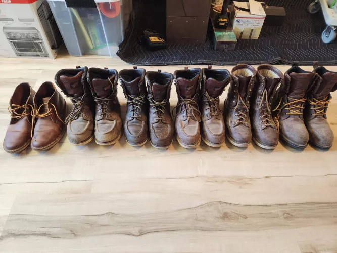 I am mostly a Red wing guy, one pair of Danners.