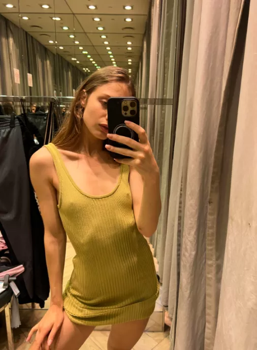 I just like to keep them small, no bra!💕 [oc]