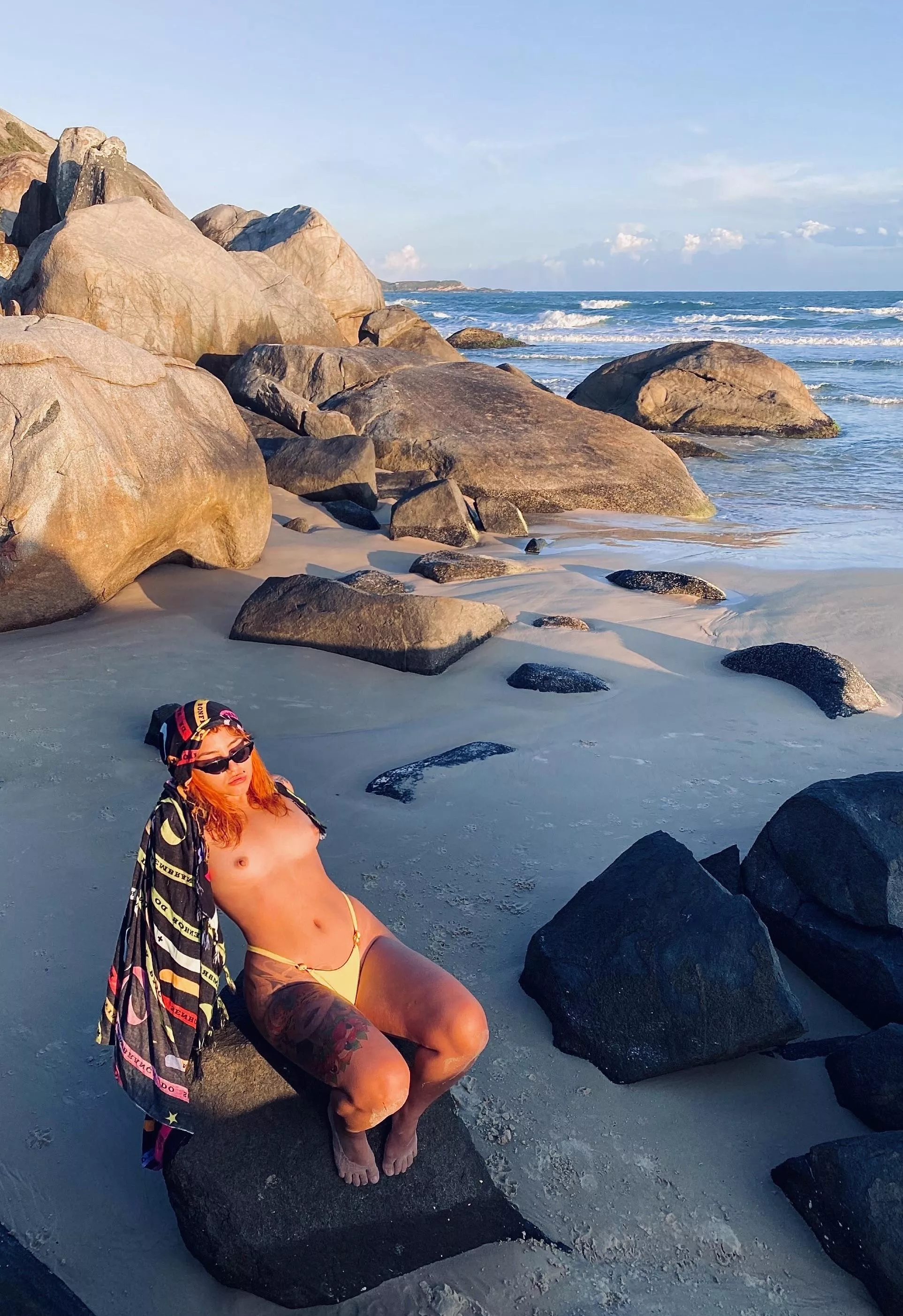 I love being naked on the beach