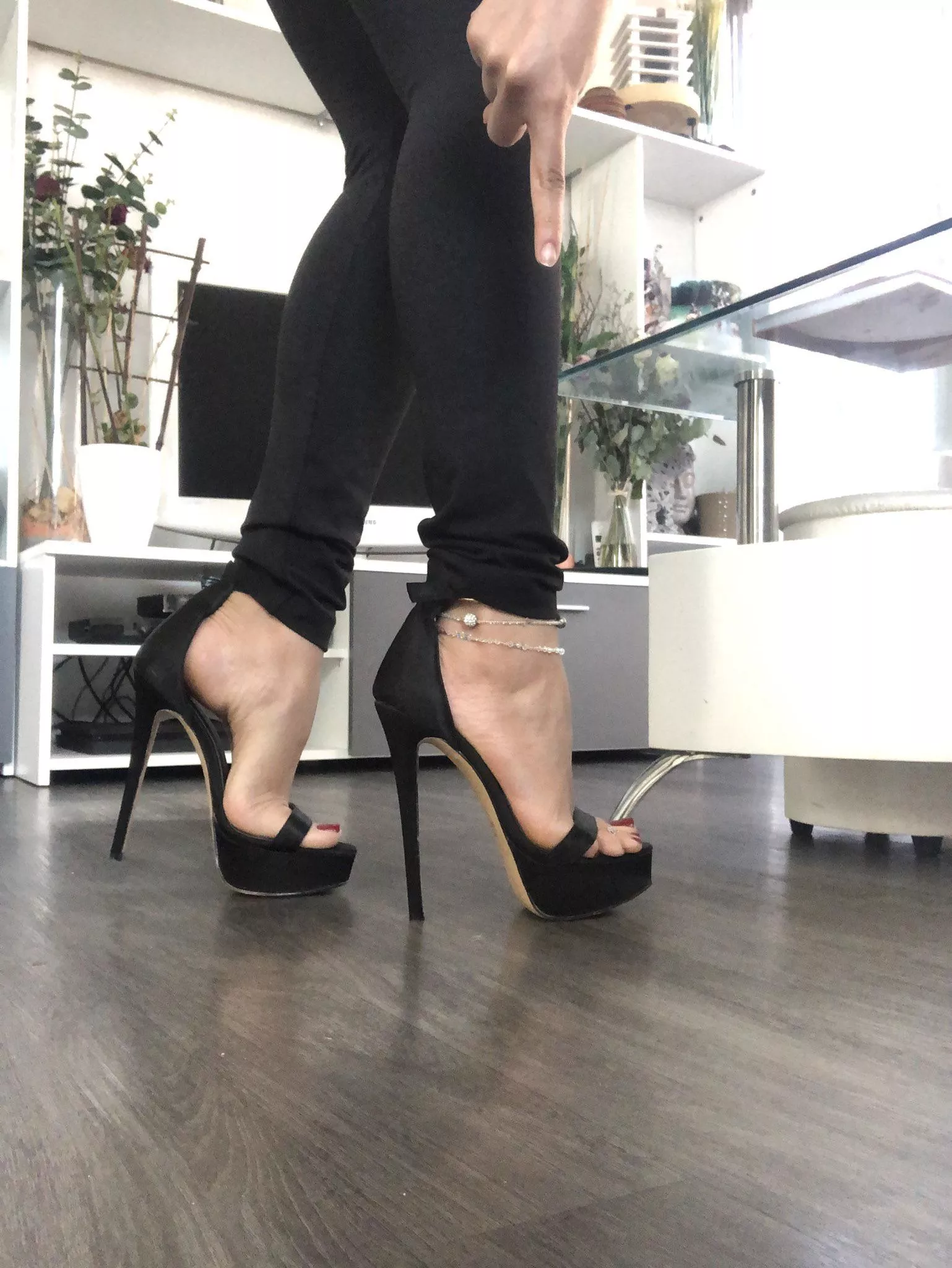 I love how tall these make me feel