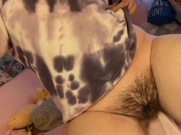 I trimmed but it’s still a lot of hair 😻