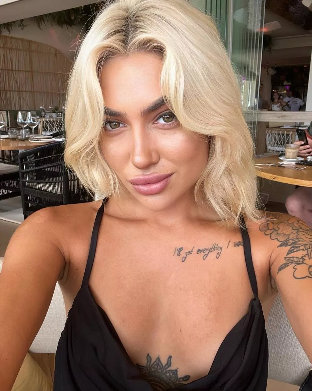 I went out for breakfast in a new dress