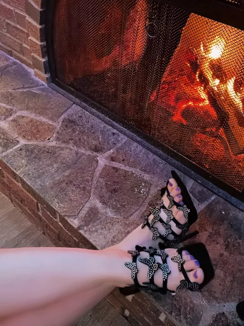 I’m in love with my new heels ❤️‍🔥 the butterflies 🦋 make me smile